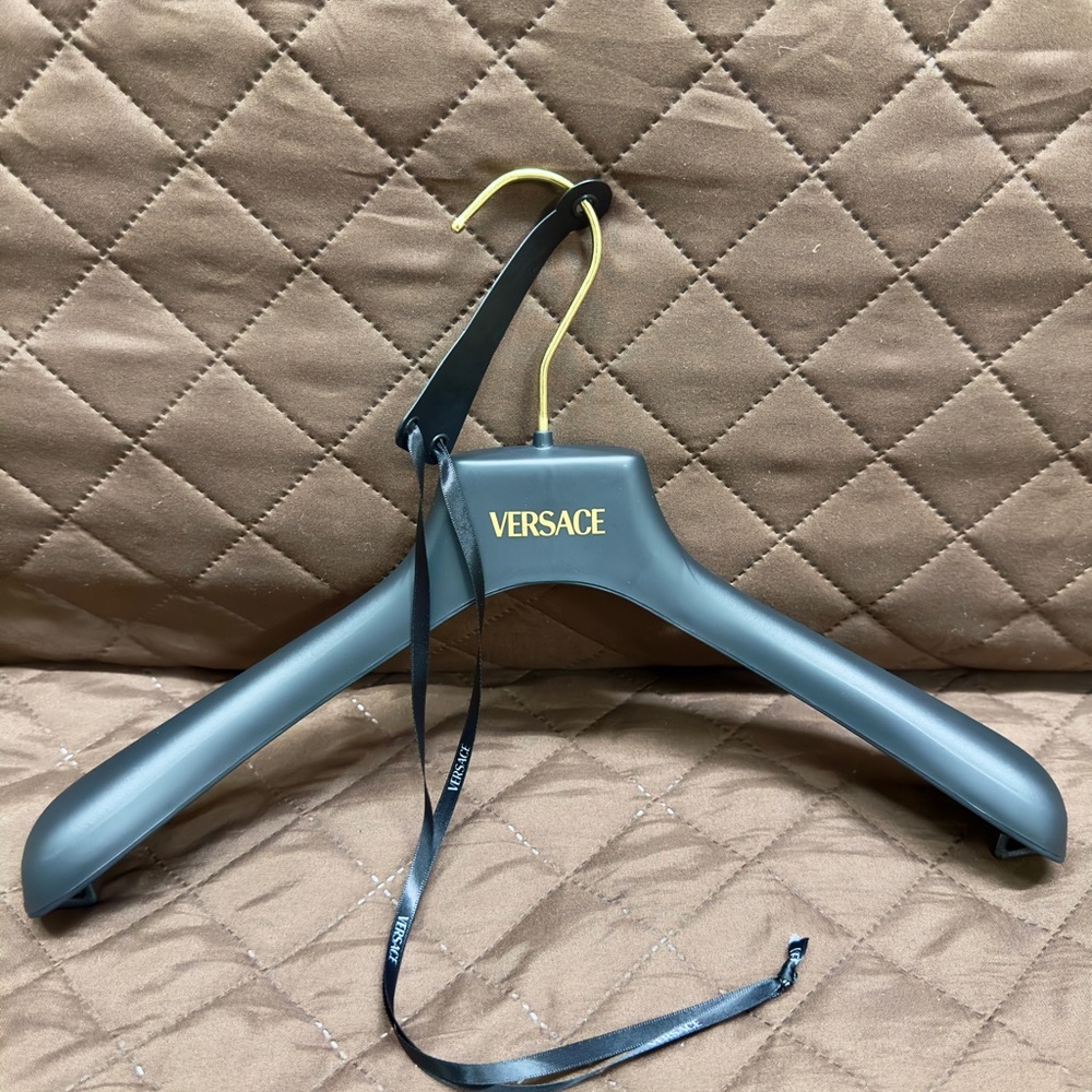 Versace dark Green and Gold Hanger